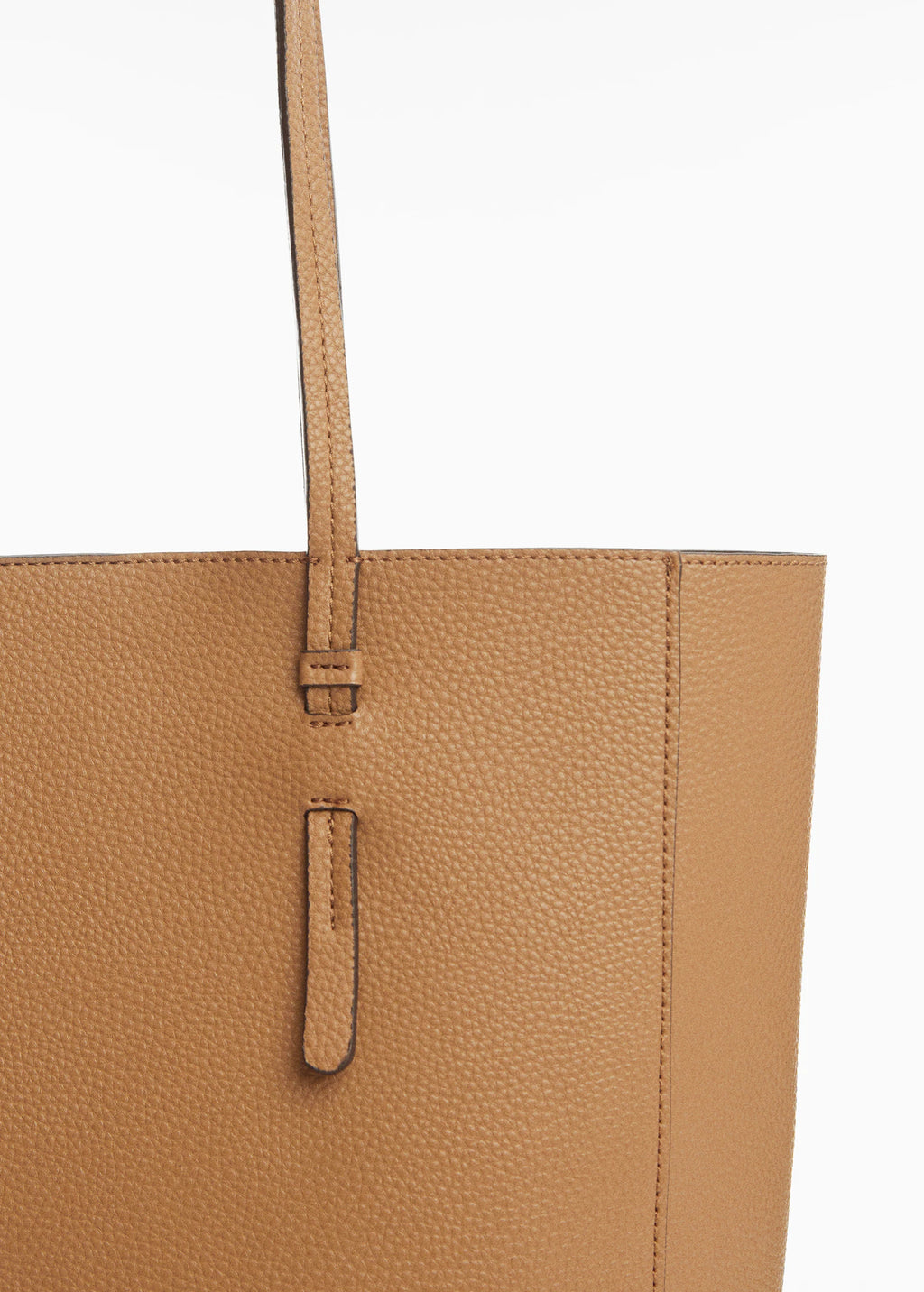 Sac shopper marron-Mango