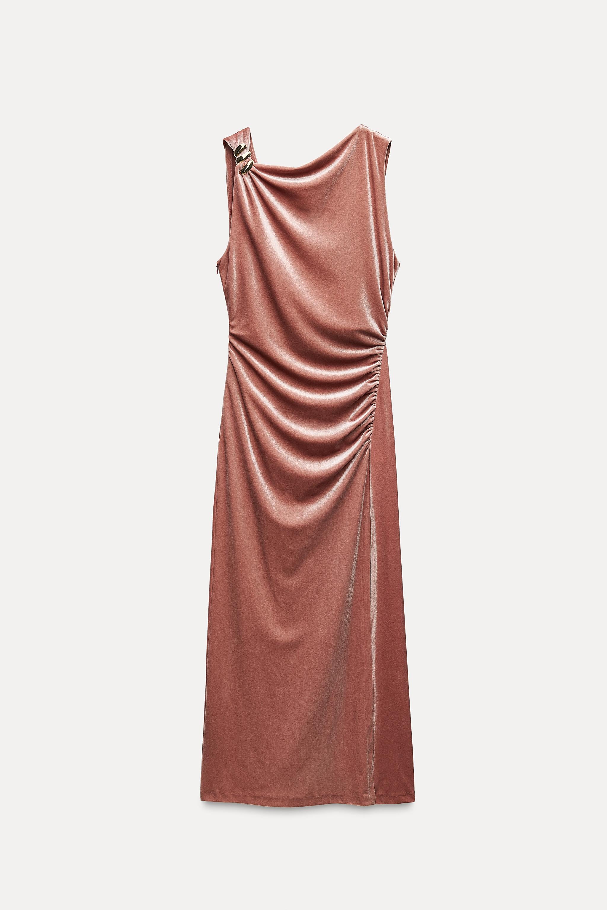 Robe velour Zara