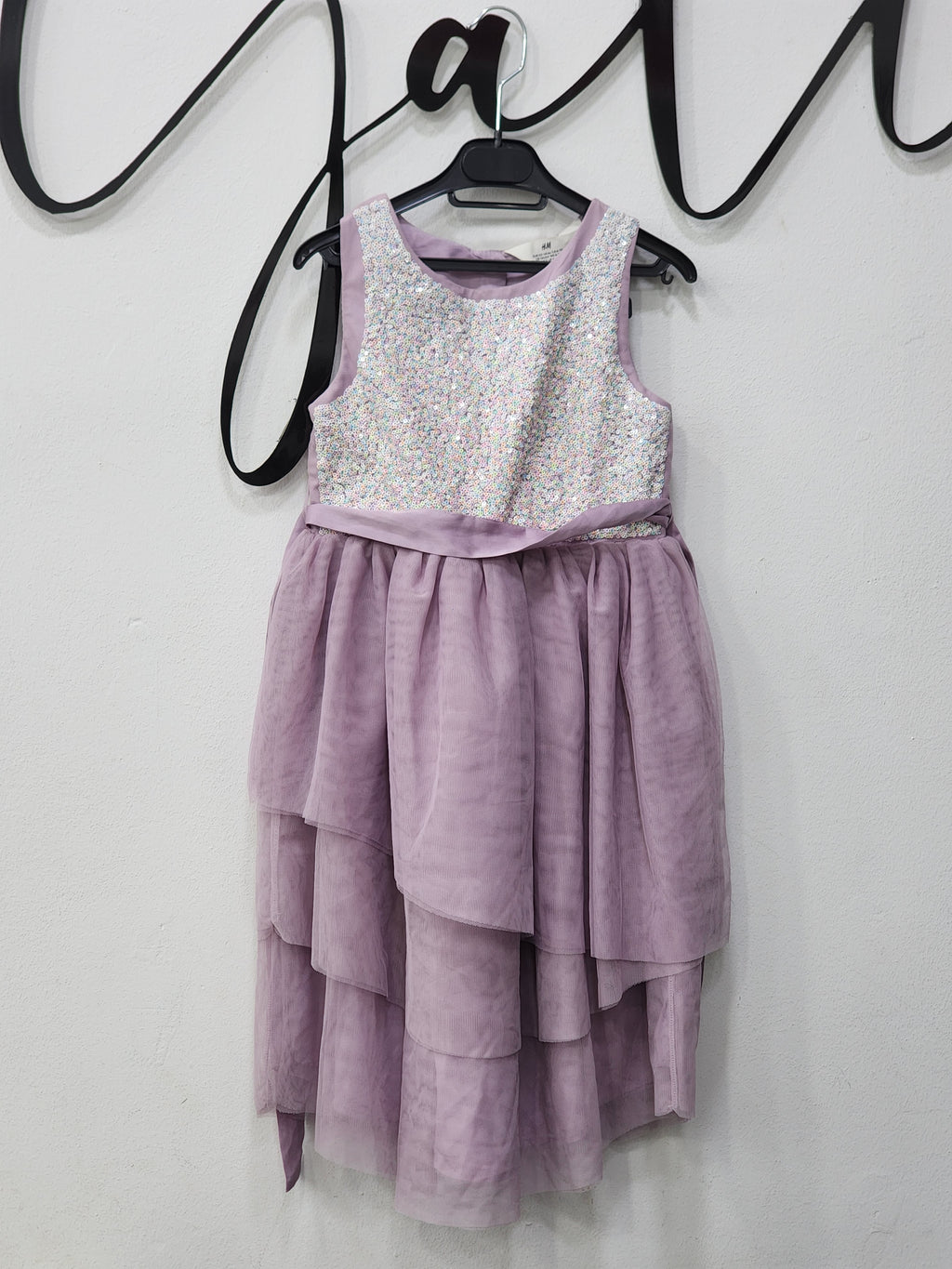 ROBE H&M EN TULLE À PAILLETTES
