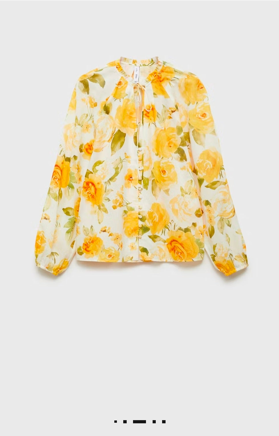 Blouse MNG à fleurs coton