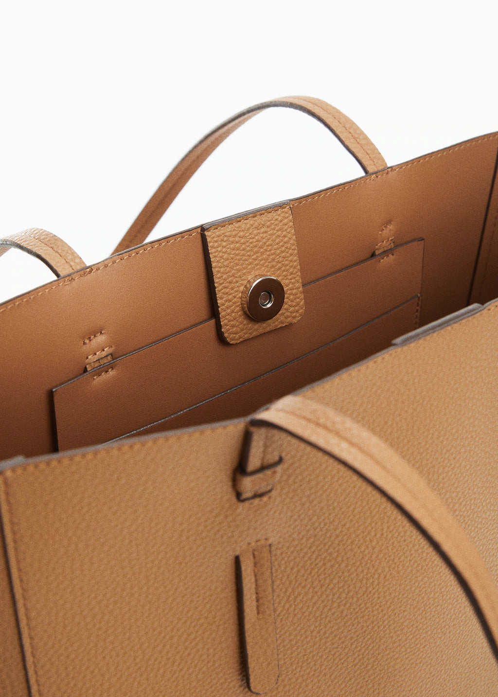 Sac shopper marron-Mango