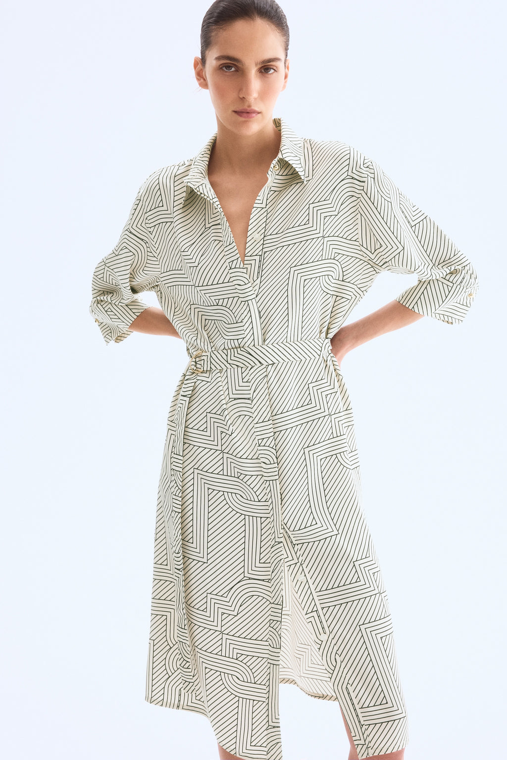 Robe chemise midi - H&M