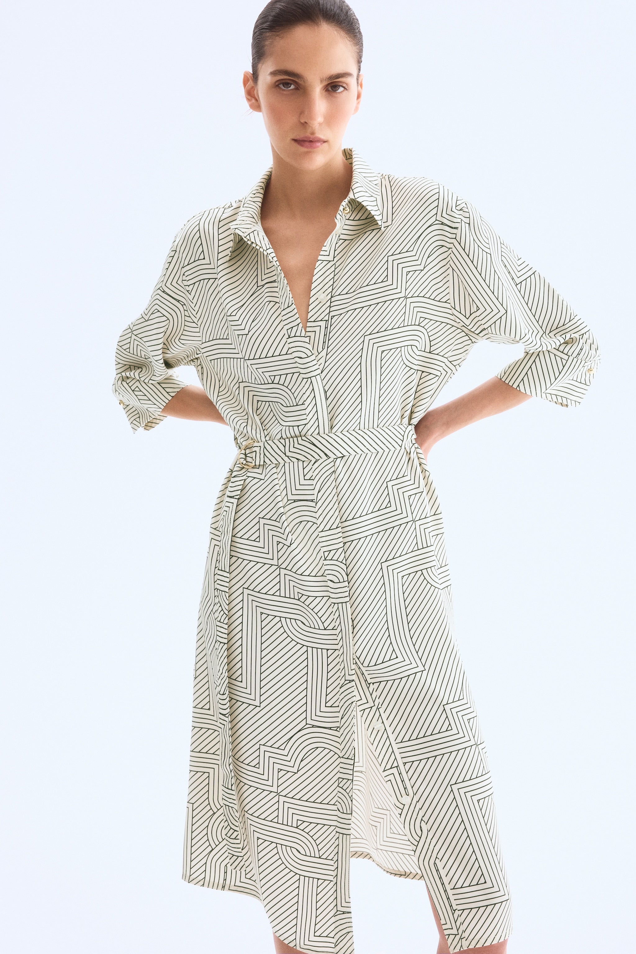 Robe chemise midi - H&M