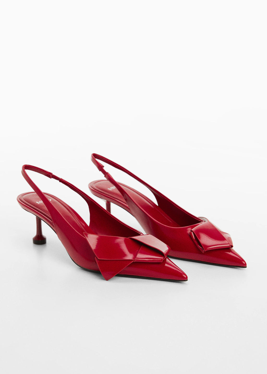 Chaussures talon nœud-Mango