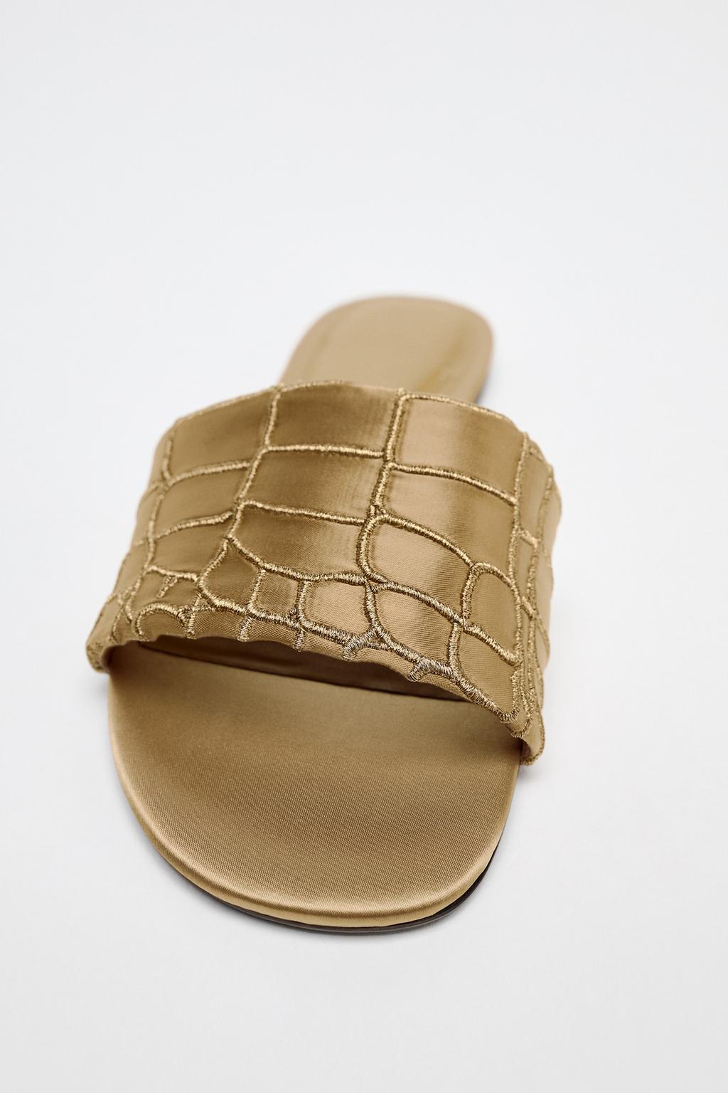 Mule zara satiné