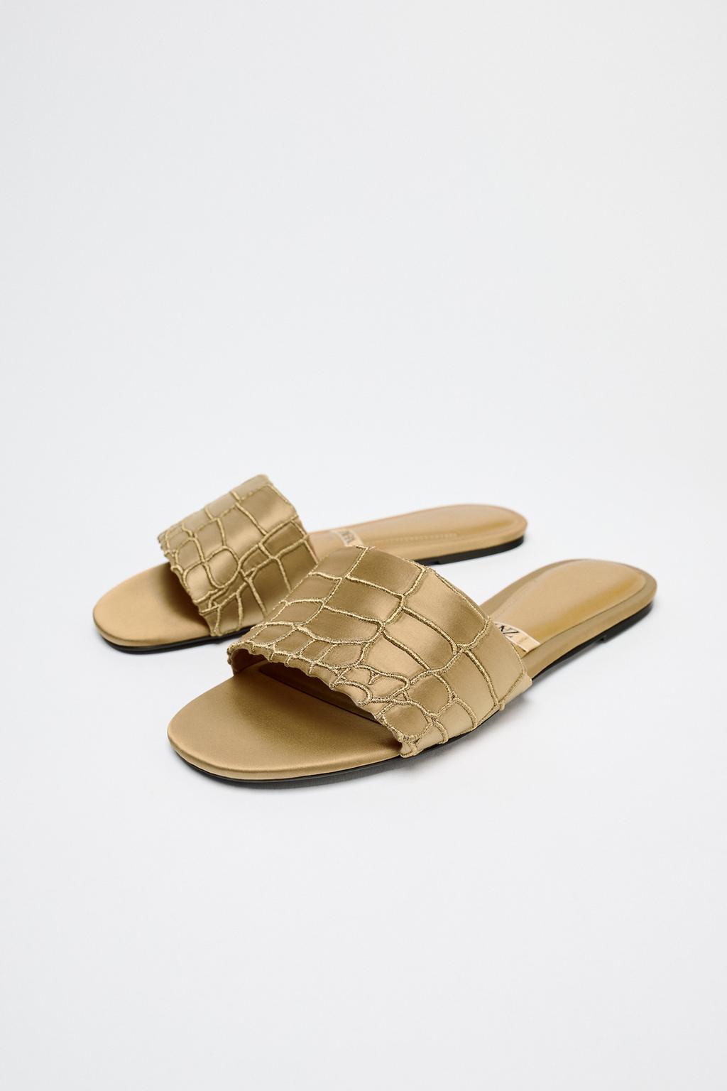 Mule zara satiné