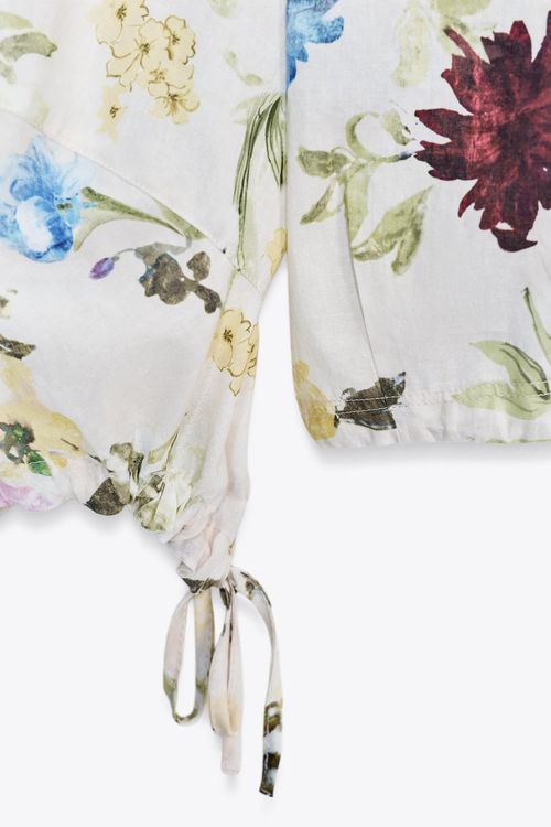 Chemise à fleur ZARA