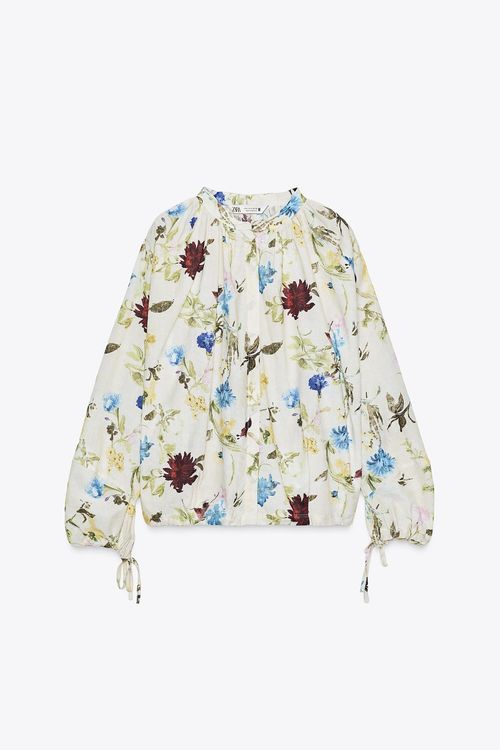 Chemise à fleur ZARA