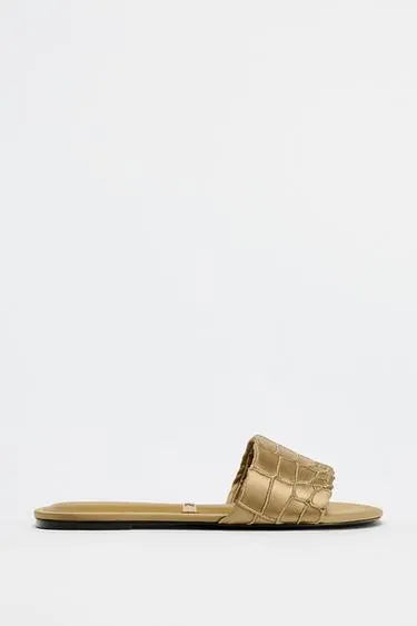 Mule zara satiné