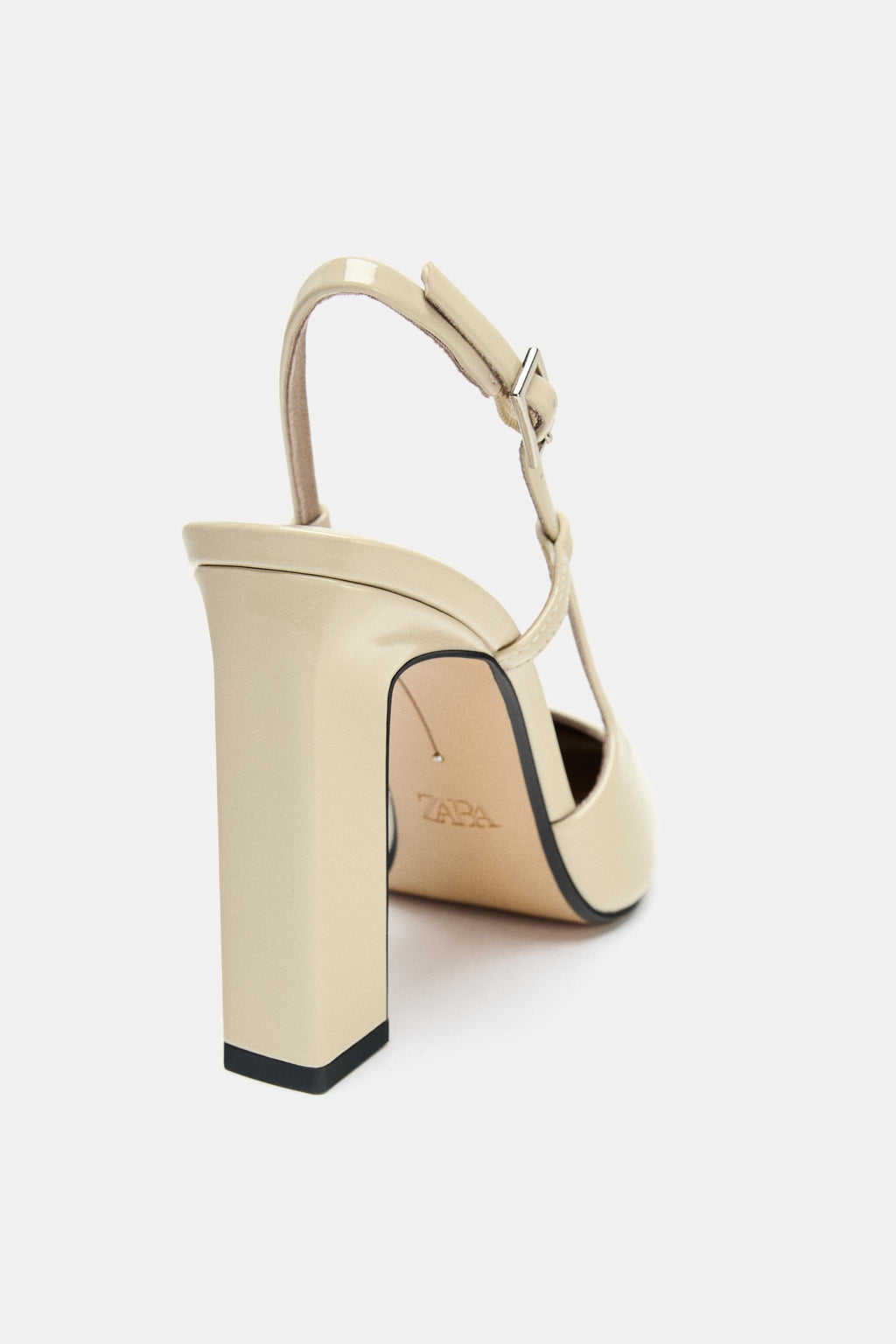 Chaussures talon blanc-Zara