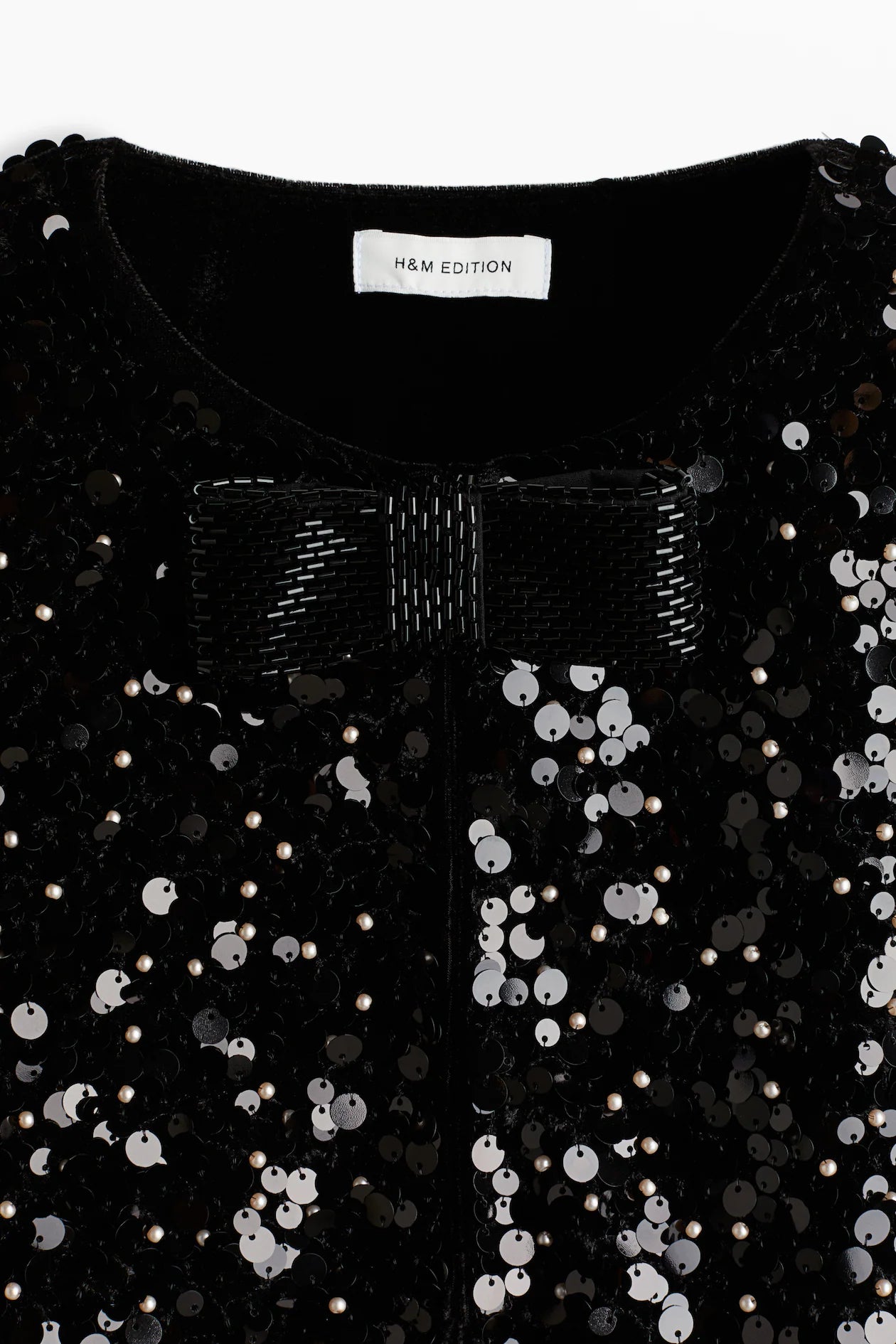 VESTE velour À SEQUINS- H&M