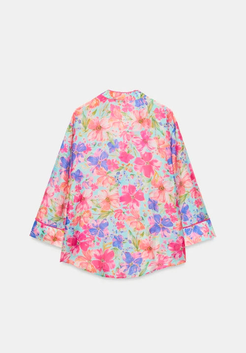 chemise à imprimé fleuri  ZARA