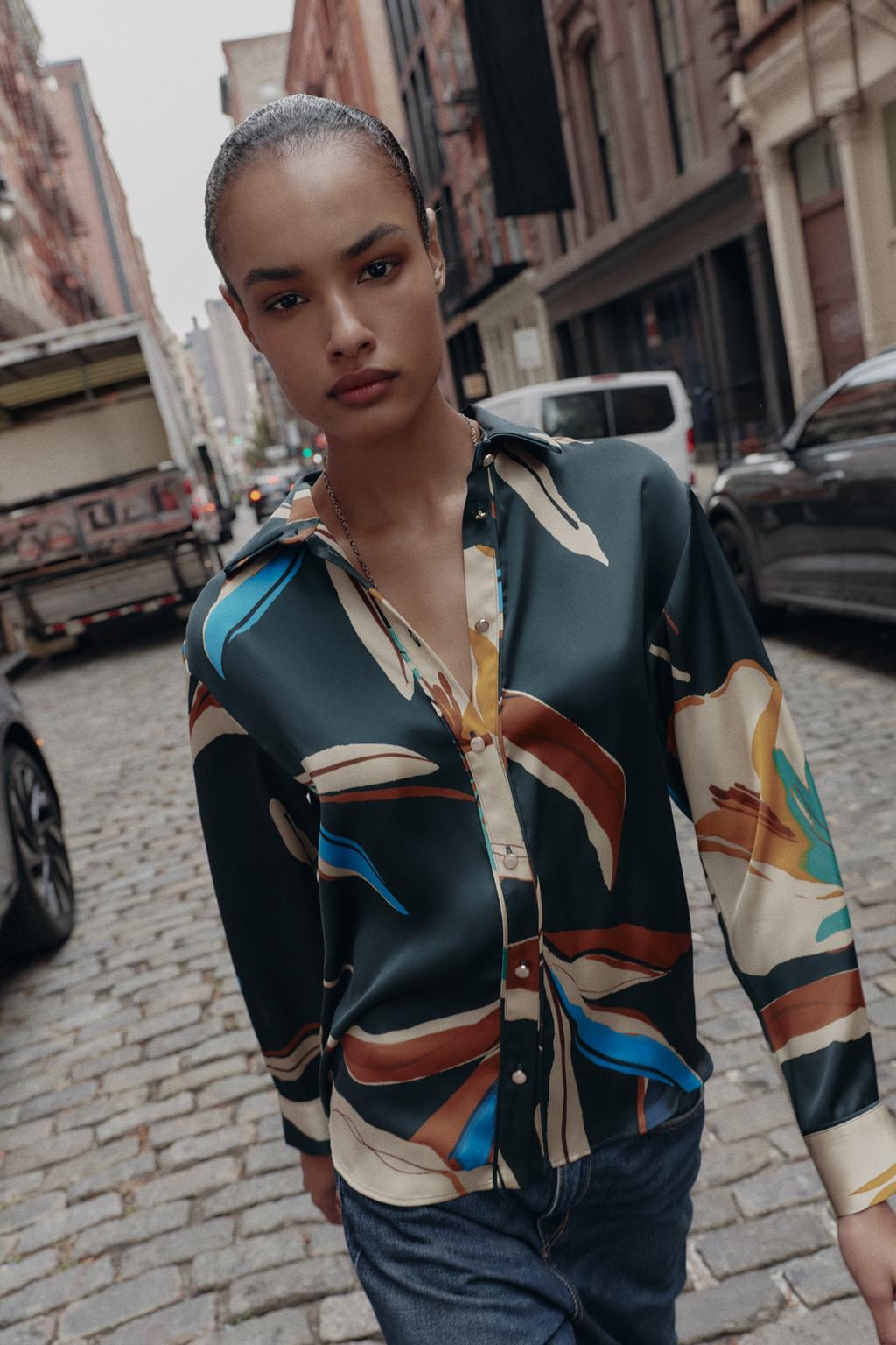 Chemise satiné ZARA