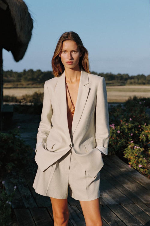 Blazer en Lin - Zara