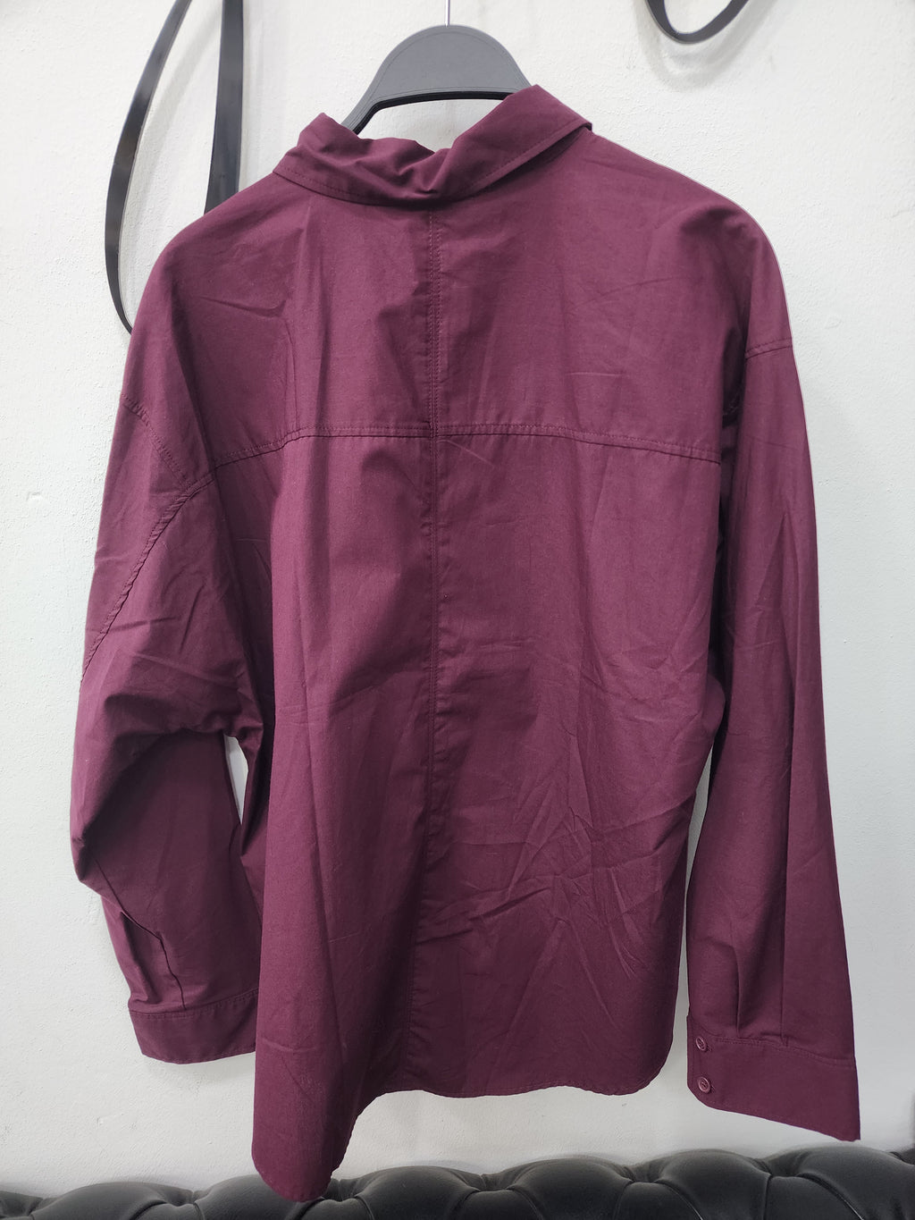 Chemise zara bordeaux