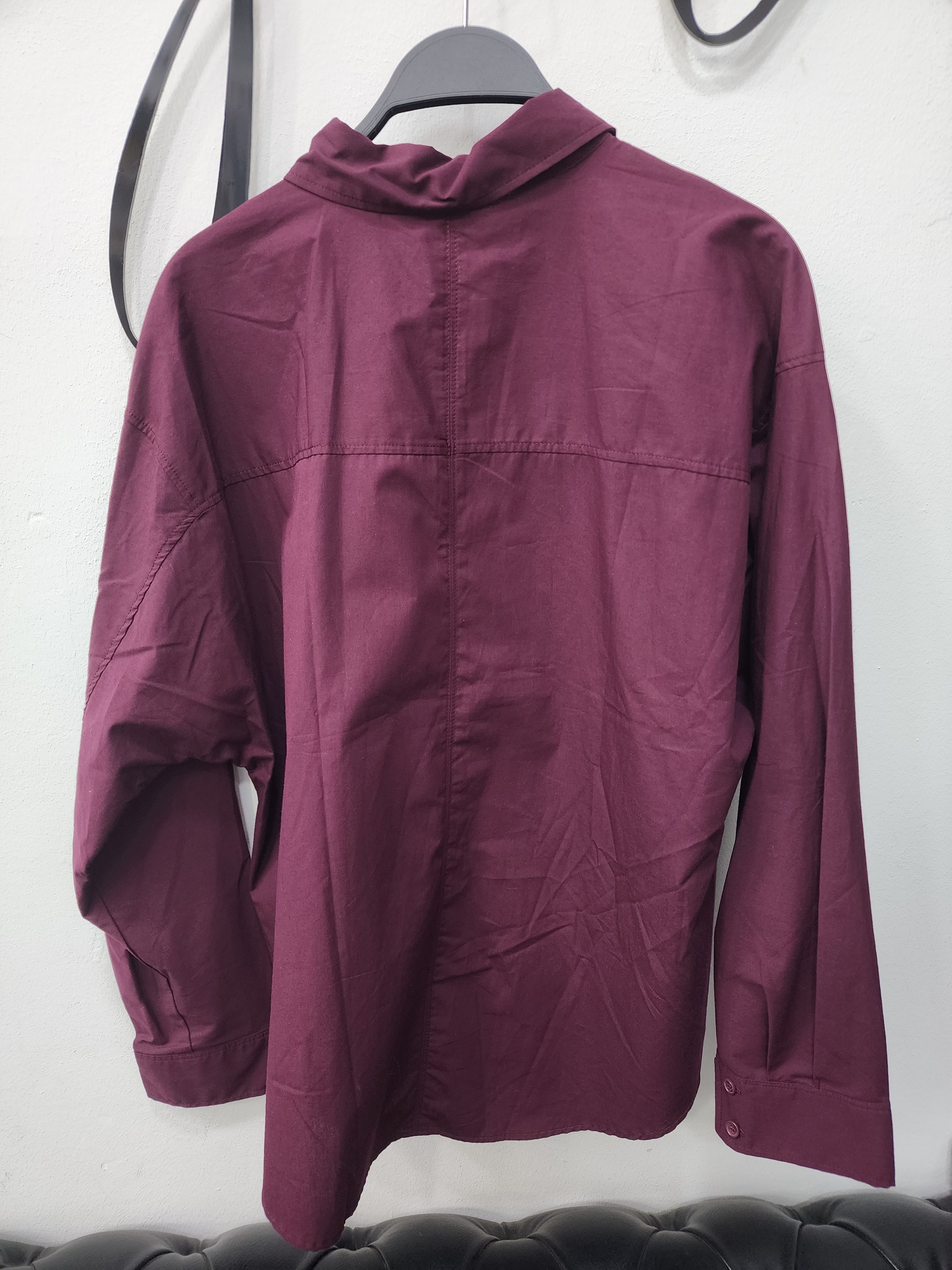 Chemise zara bordeaux