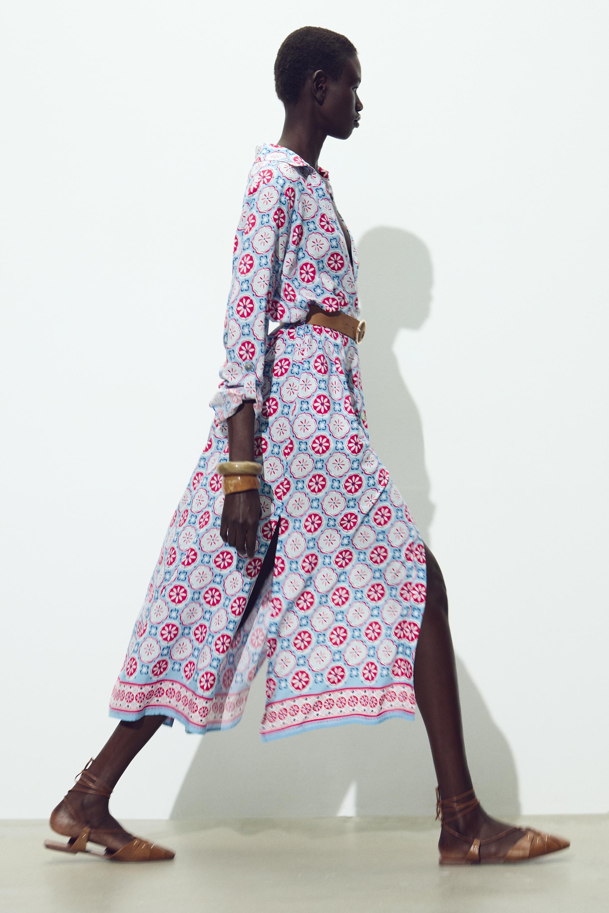 Robe cotton Zara avec ceinture