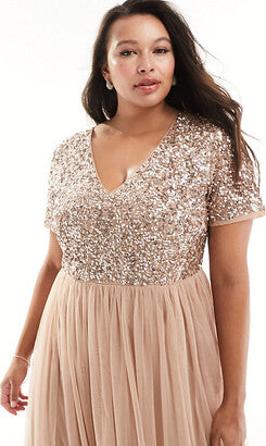 Robe soirée longue Maya de luxe