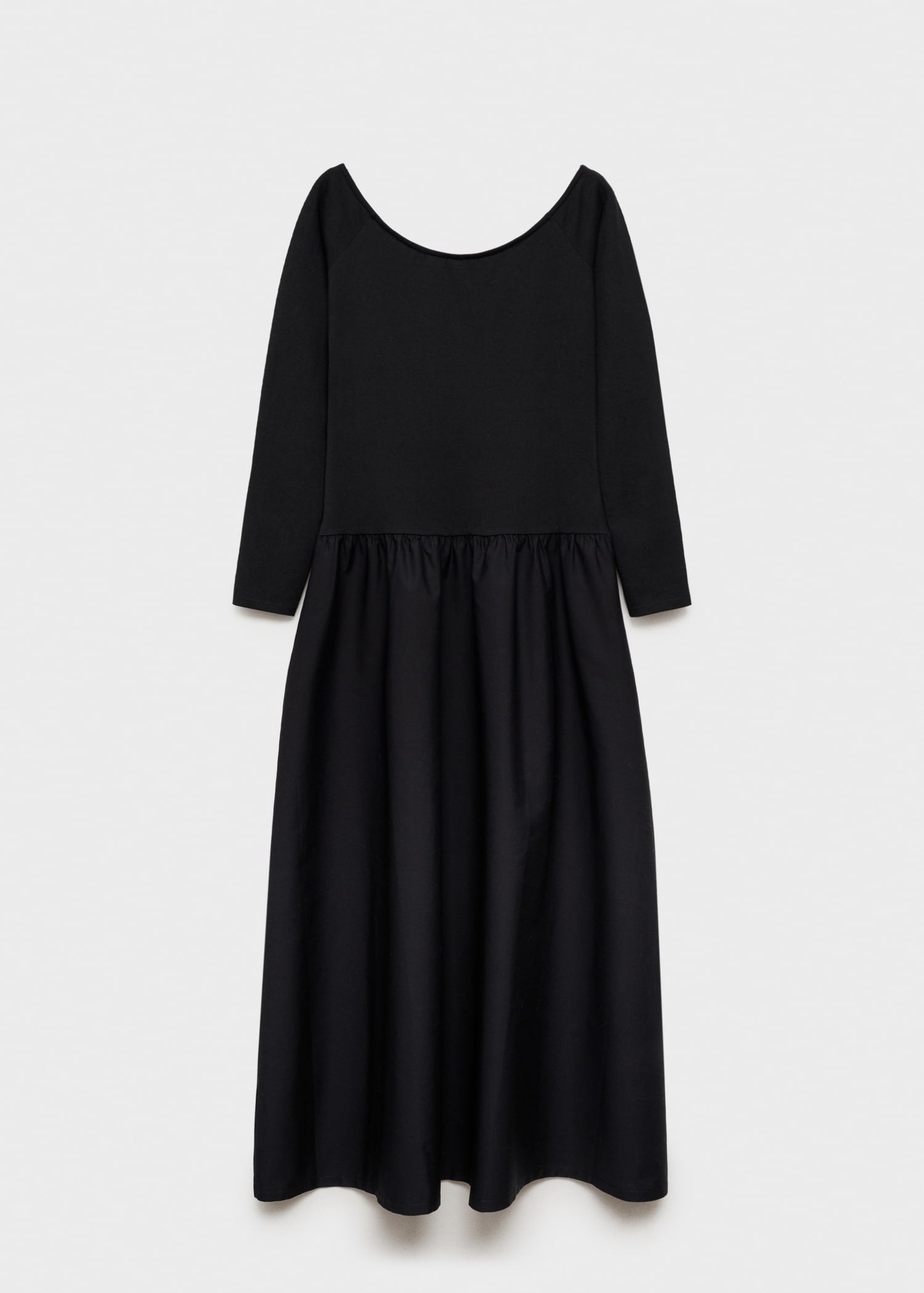Robe combiné Bi-matiére - Mango