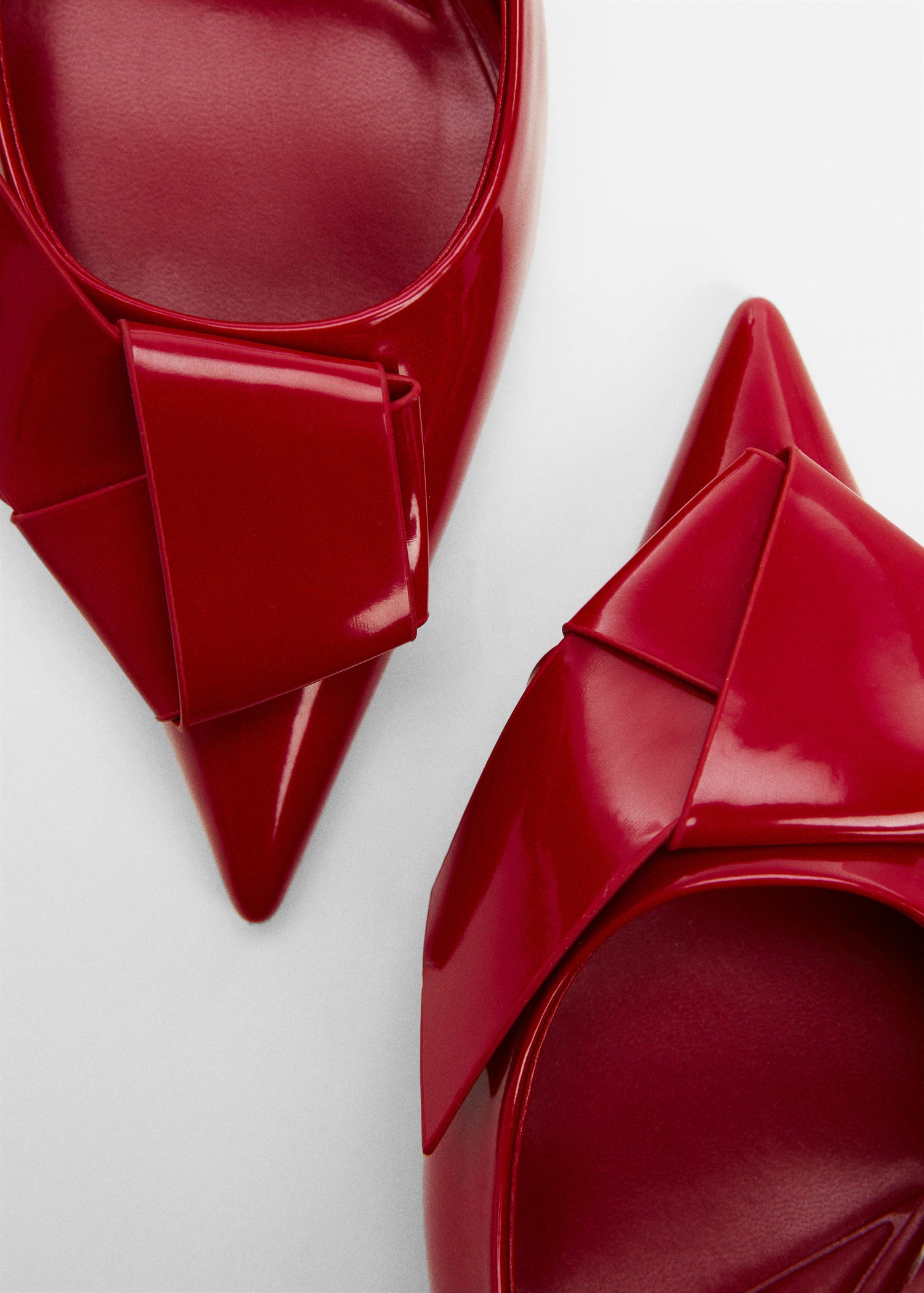 Chaussures talon nœud-Mango