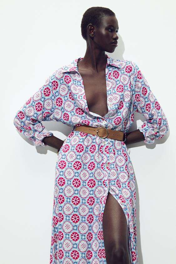 Robe cotton Zara avec ceinture