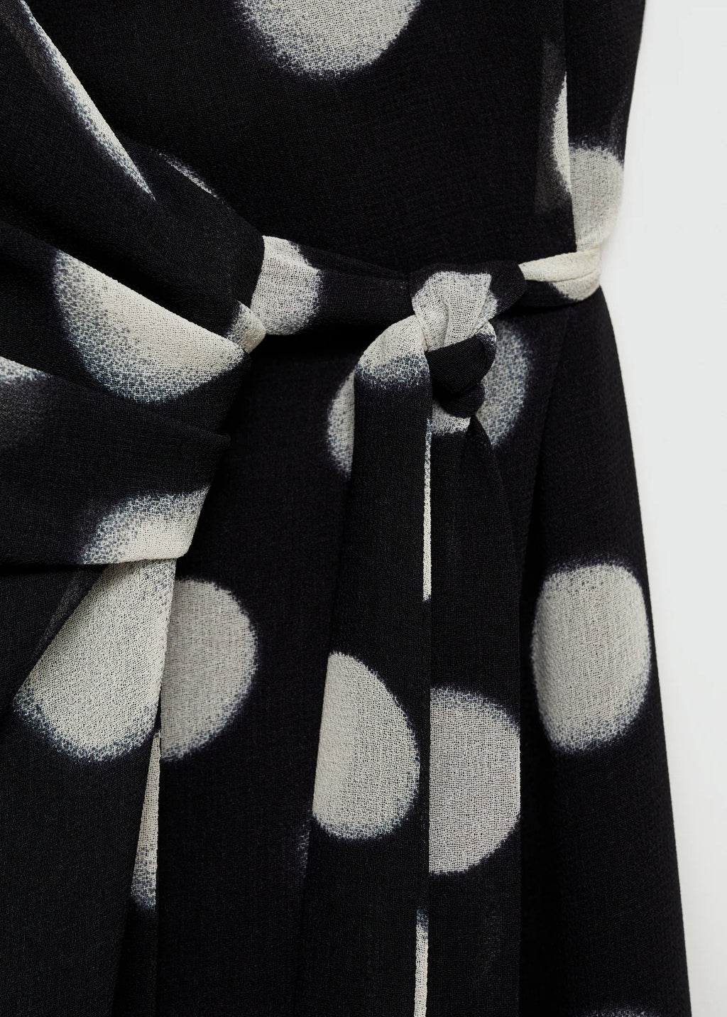 ROBE CACHE-CŒUR POIS -Mango