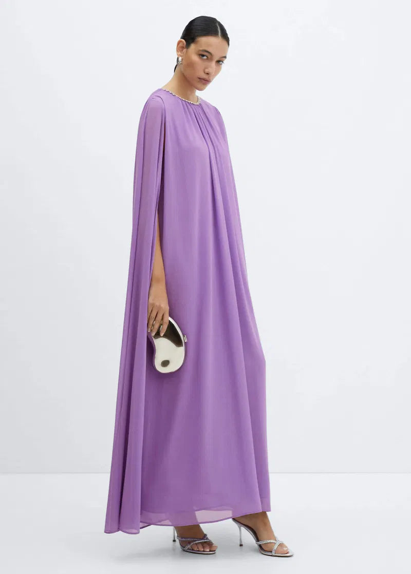 Sleeve Slit Dress MANGO