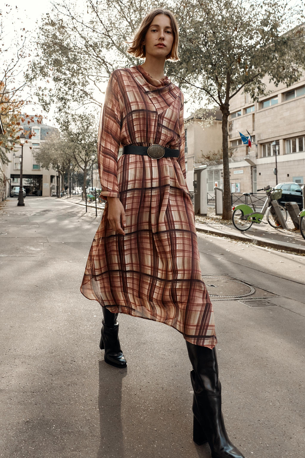 Robe Zara avec ceinture