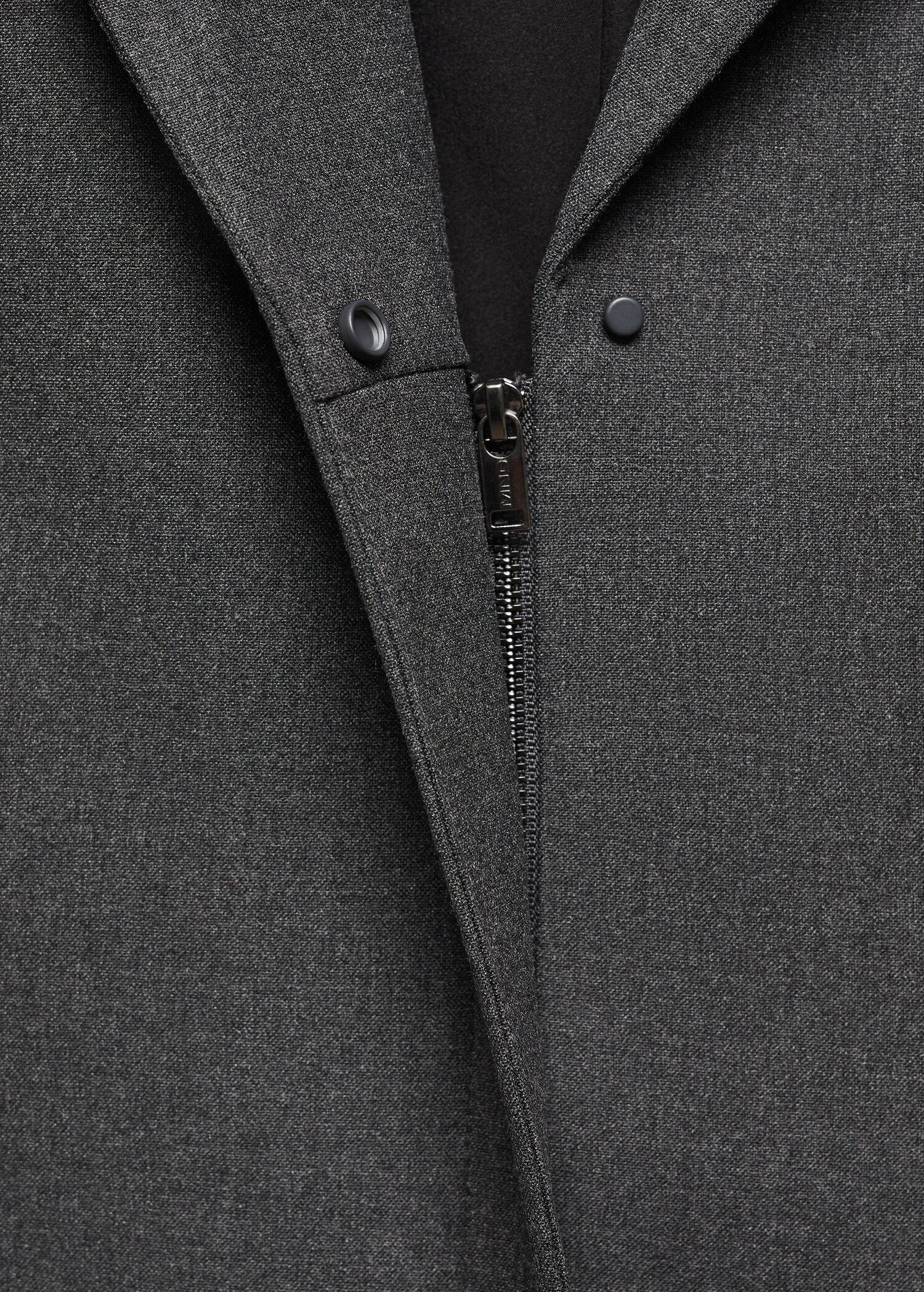 Veste cintrée zippée-Mango