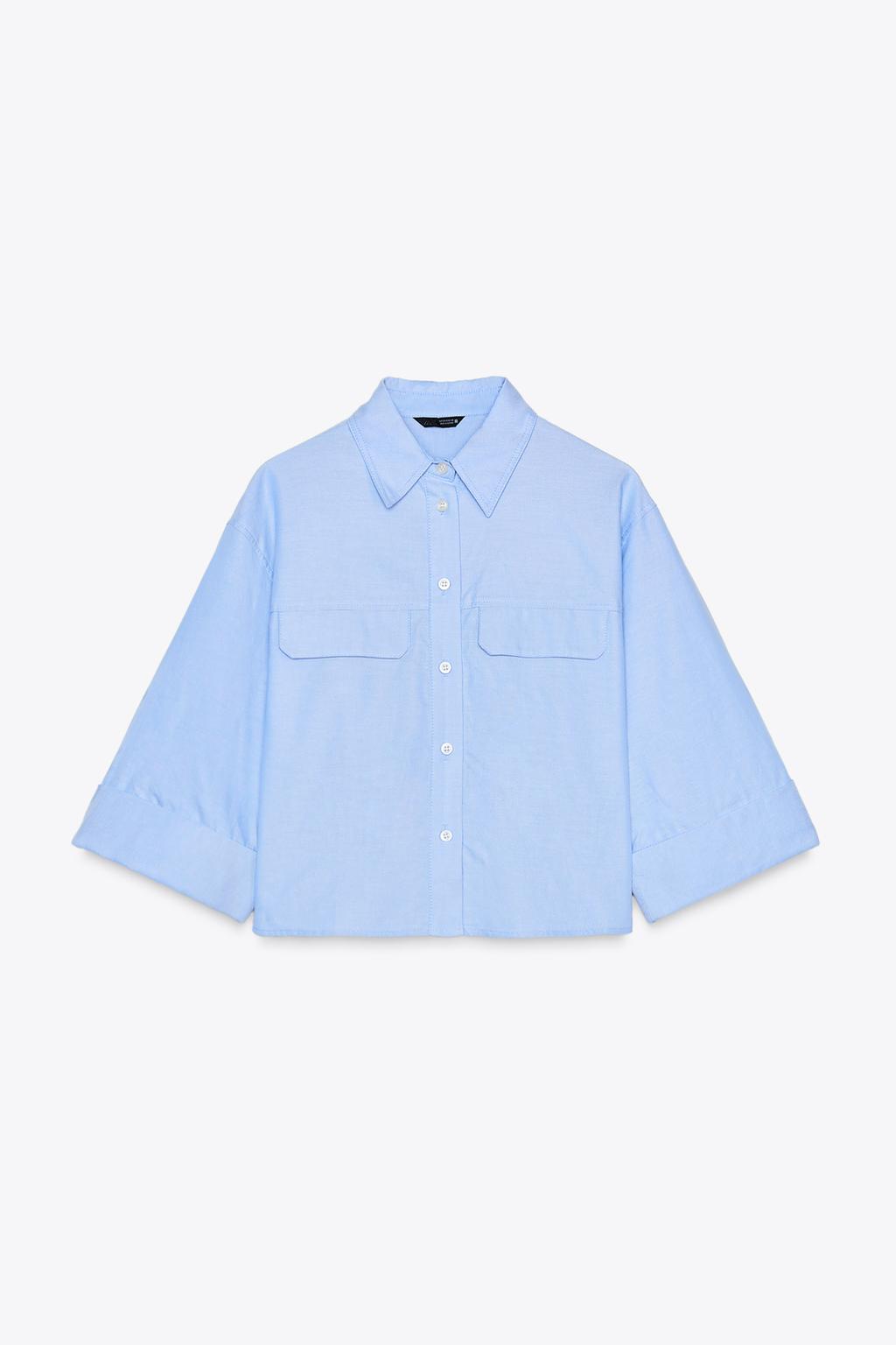 Chemise Courte Oversize ZARA