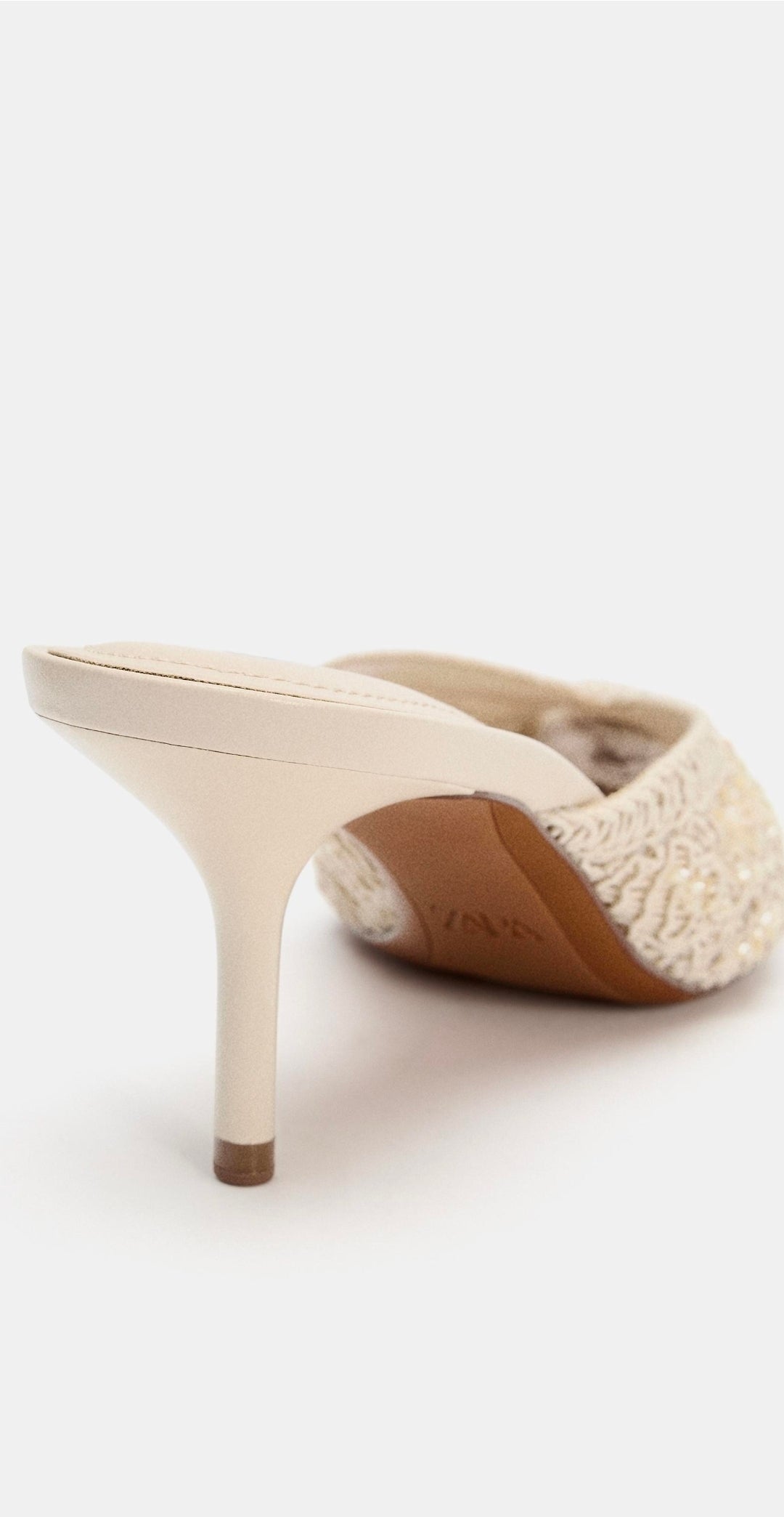MULE HEEL SHOES WITH APPLIQUÉS - Zara