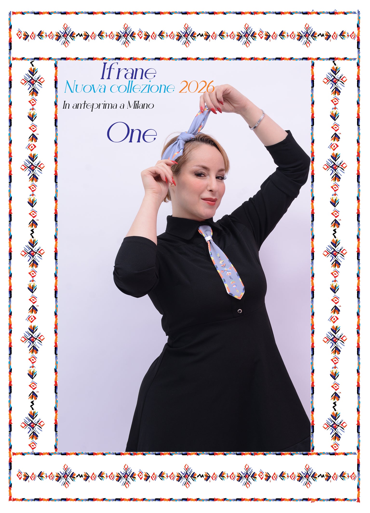 Foulard soie imprimé