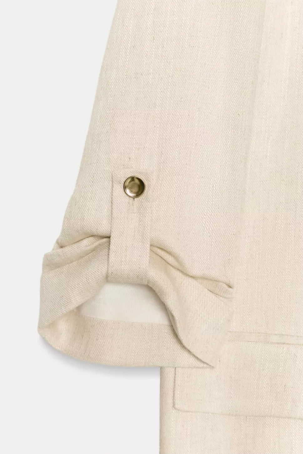 BLAZER ZARA OUVERTE À MANCHES RETROUSSÉES