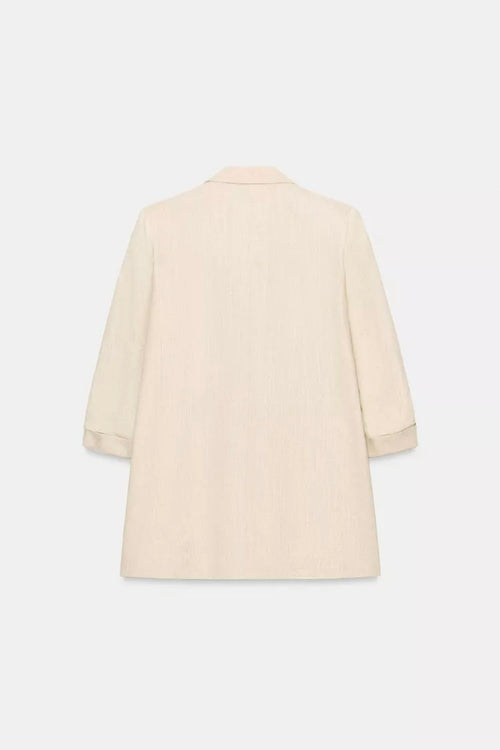 BLAZER ZARA OUVERTE À MANCHES RETROUSSÉES
