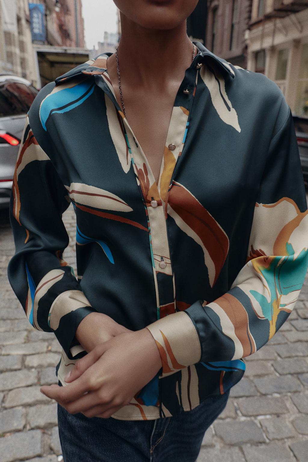 Chemise satiné ZARA