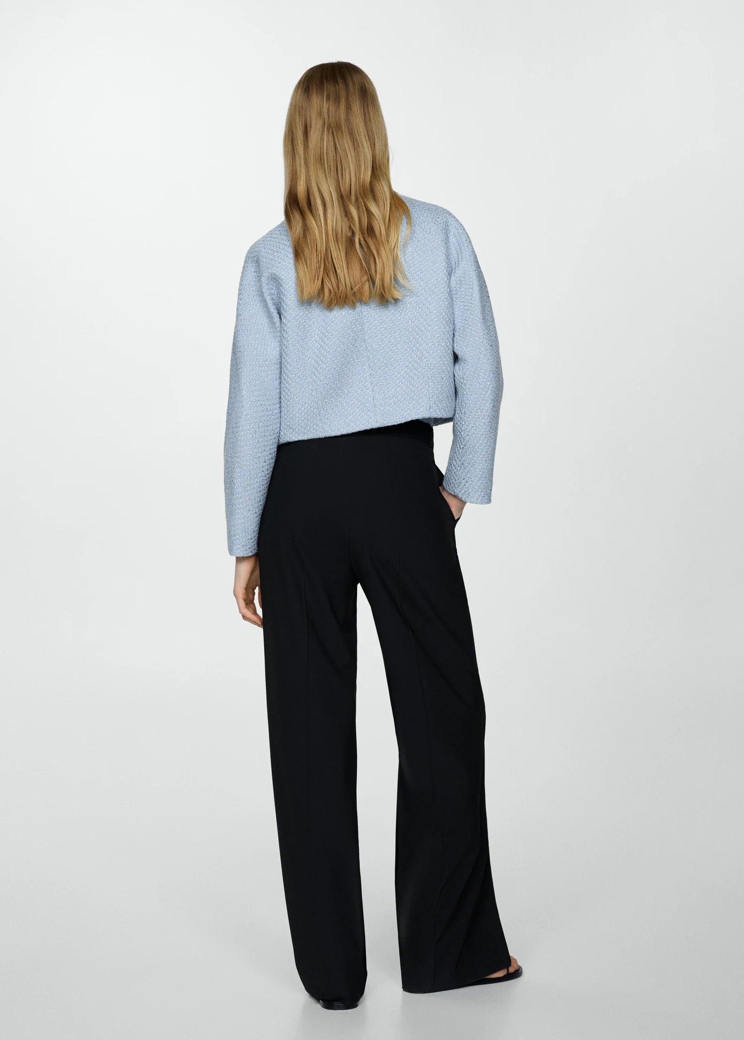 Veste courte en tweed MANGO