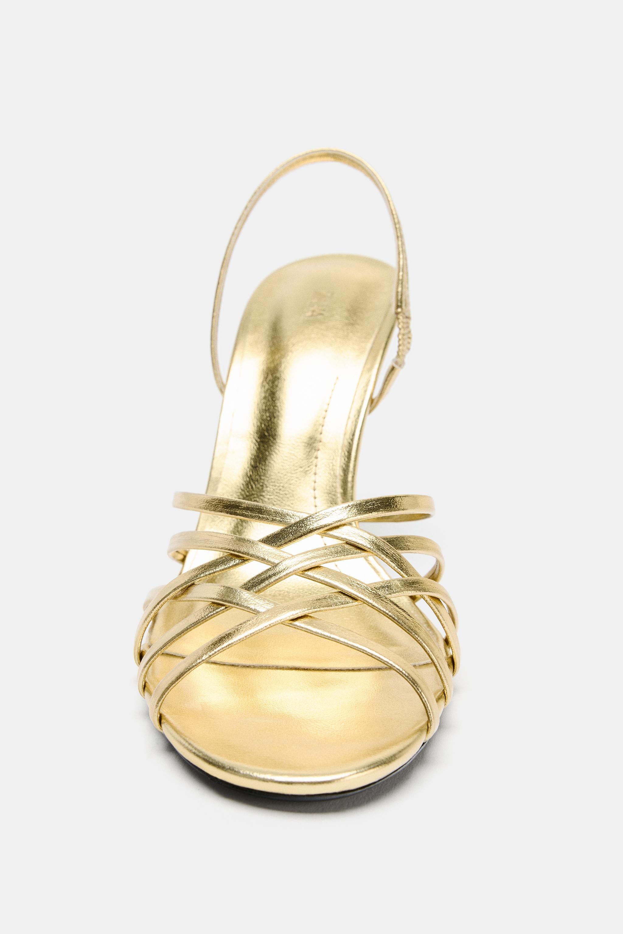 Sandale dorée-zara
