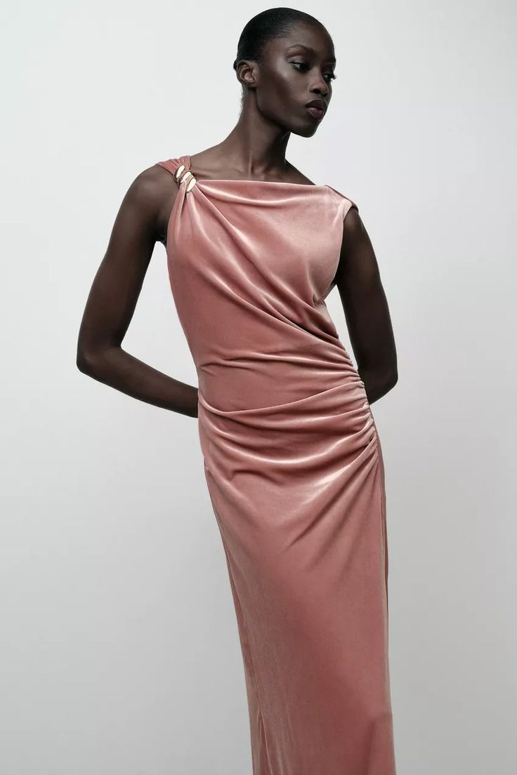 Robe velour Zara