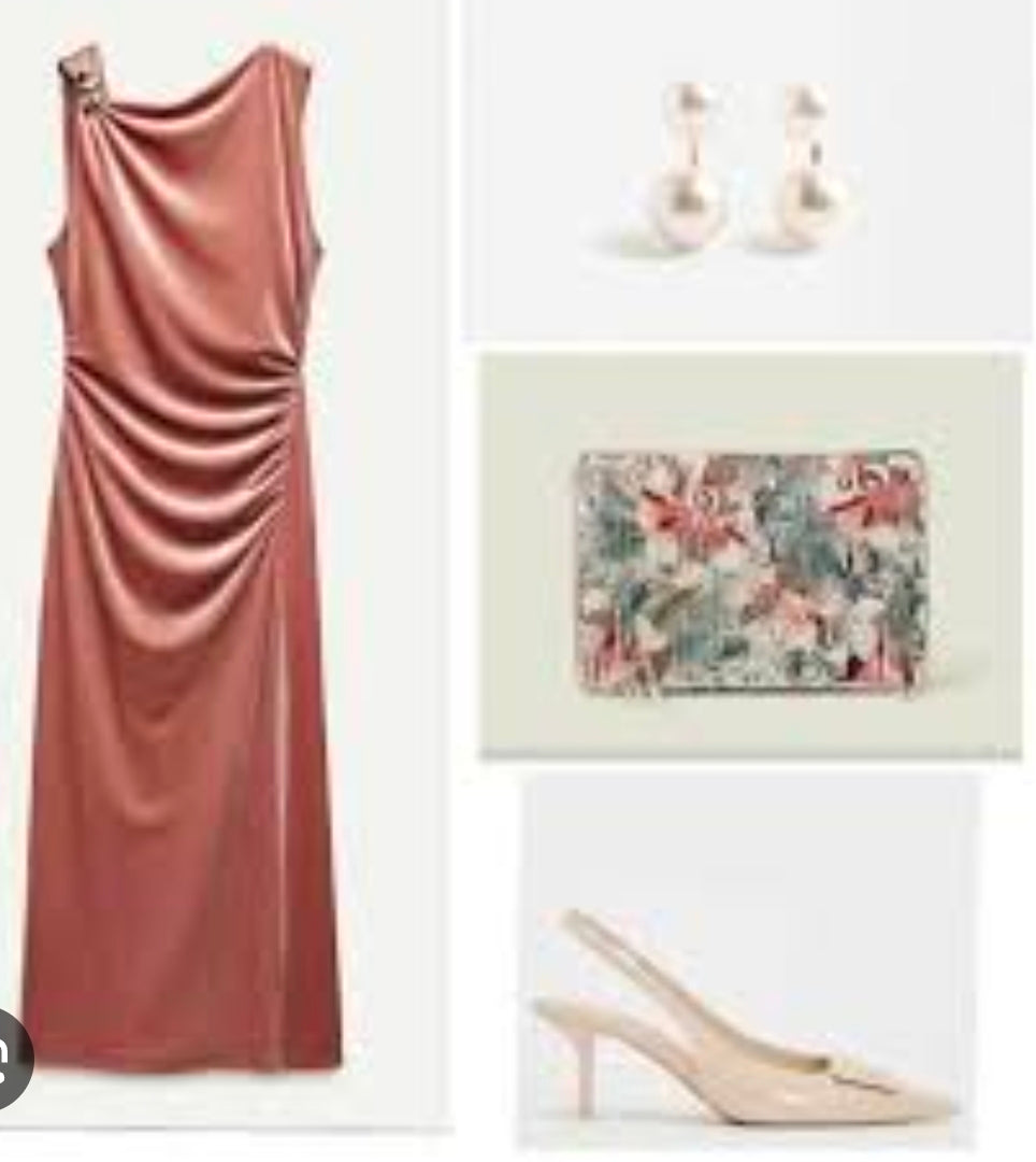 Robe velour Zara