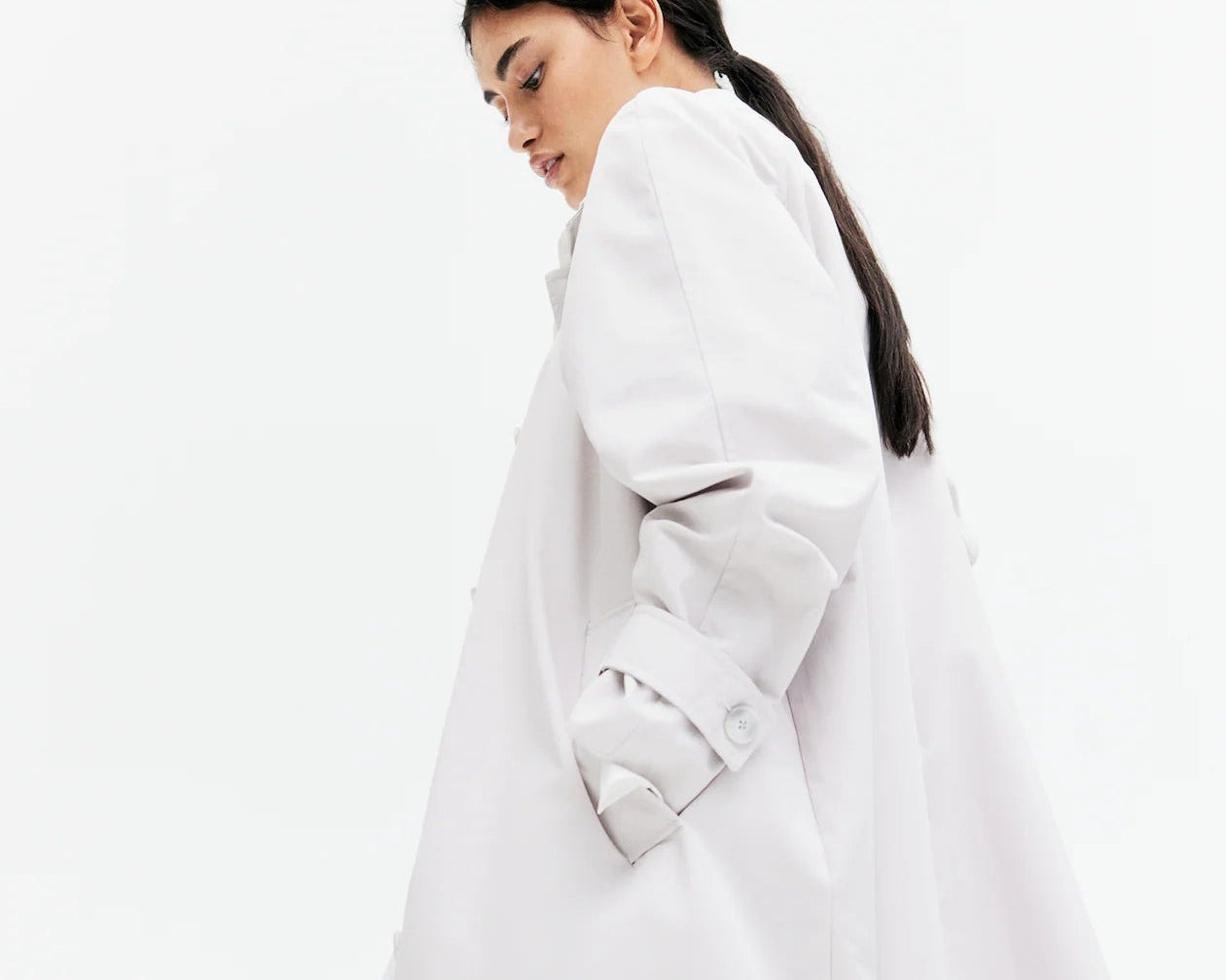 TRENCH H&M 3/4 EN TWILL