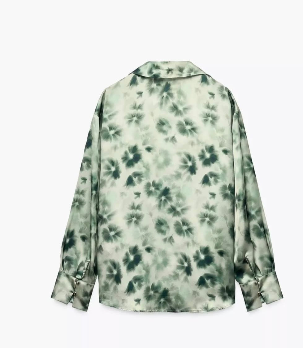 Chemise satiné -Zara