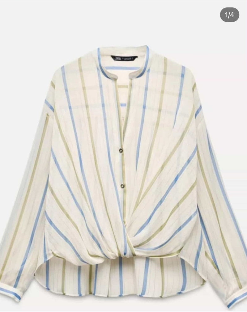 Blouse zara a rayure
