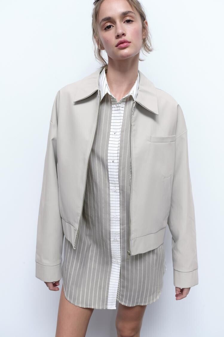 ZARA - Blouson - gris

clair