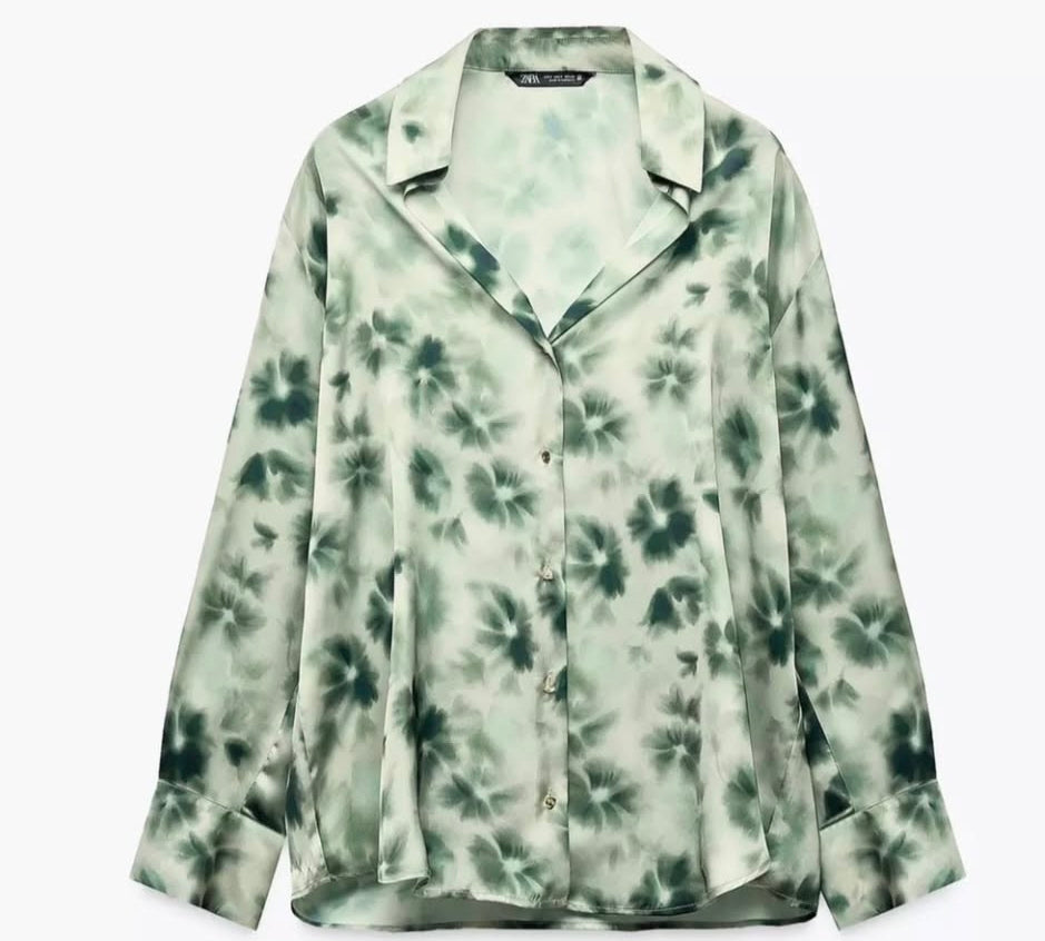Chemise satiné -Zara