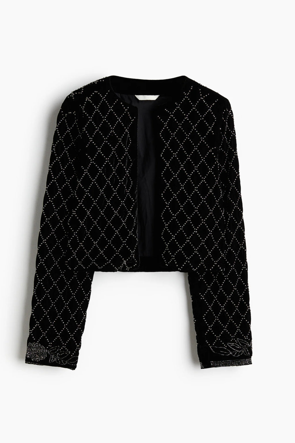 Veste en velour ornementé H&M