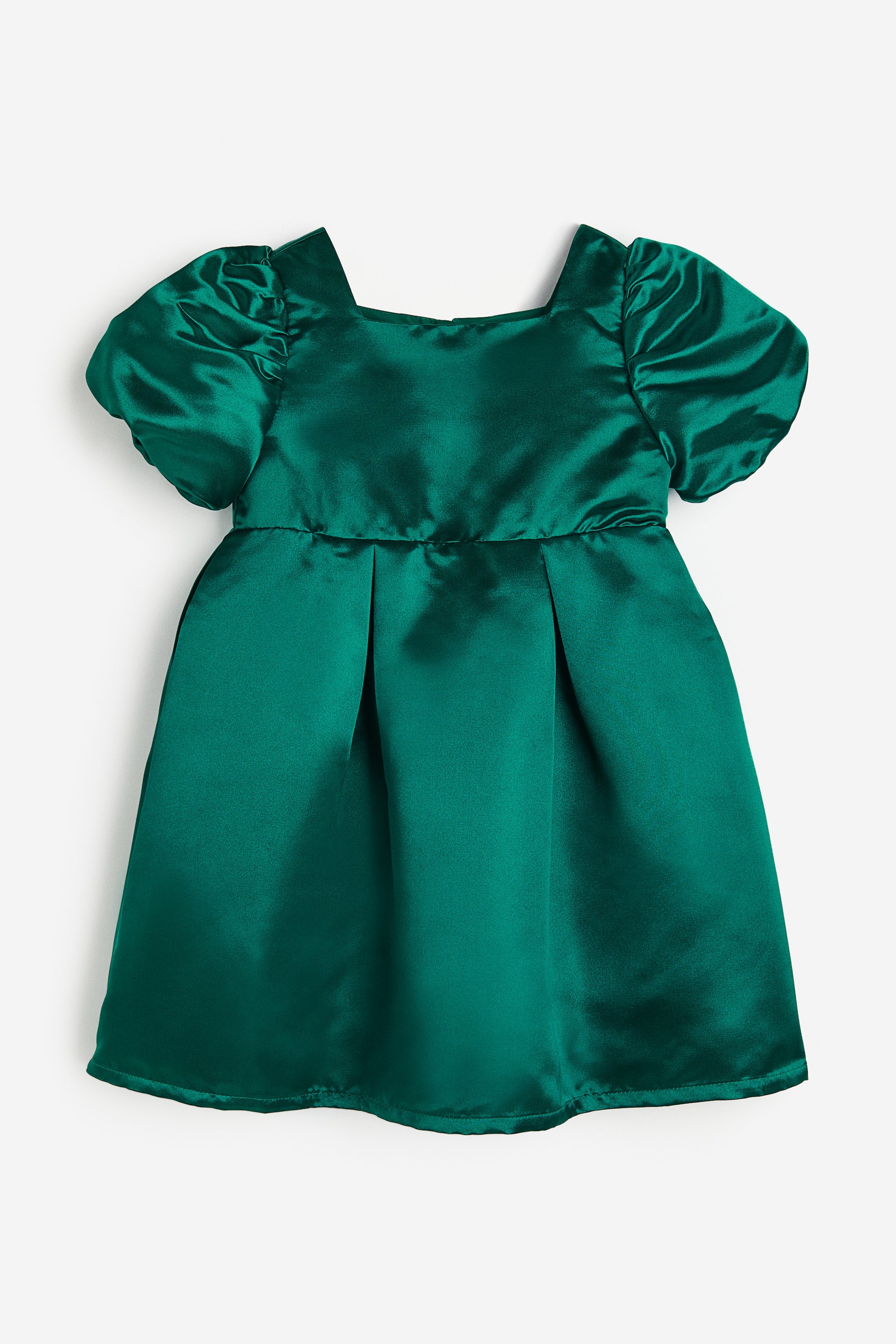 ROBE H&M EN SATIN AVEC MANCHES BALLON