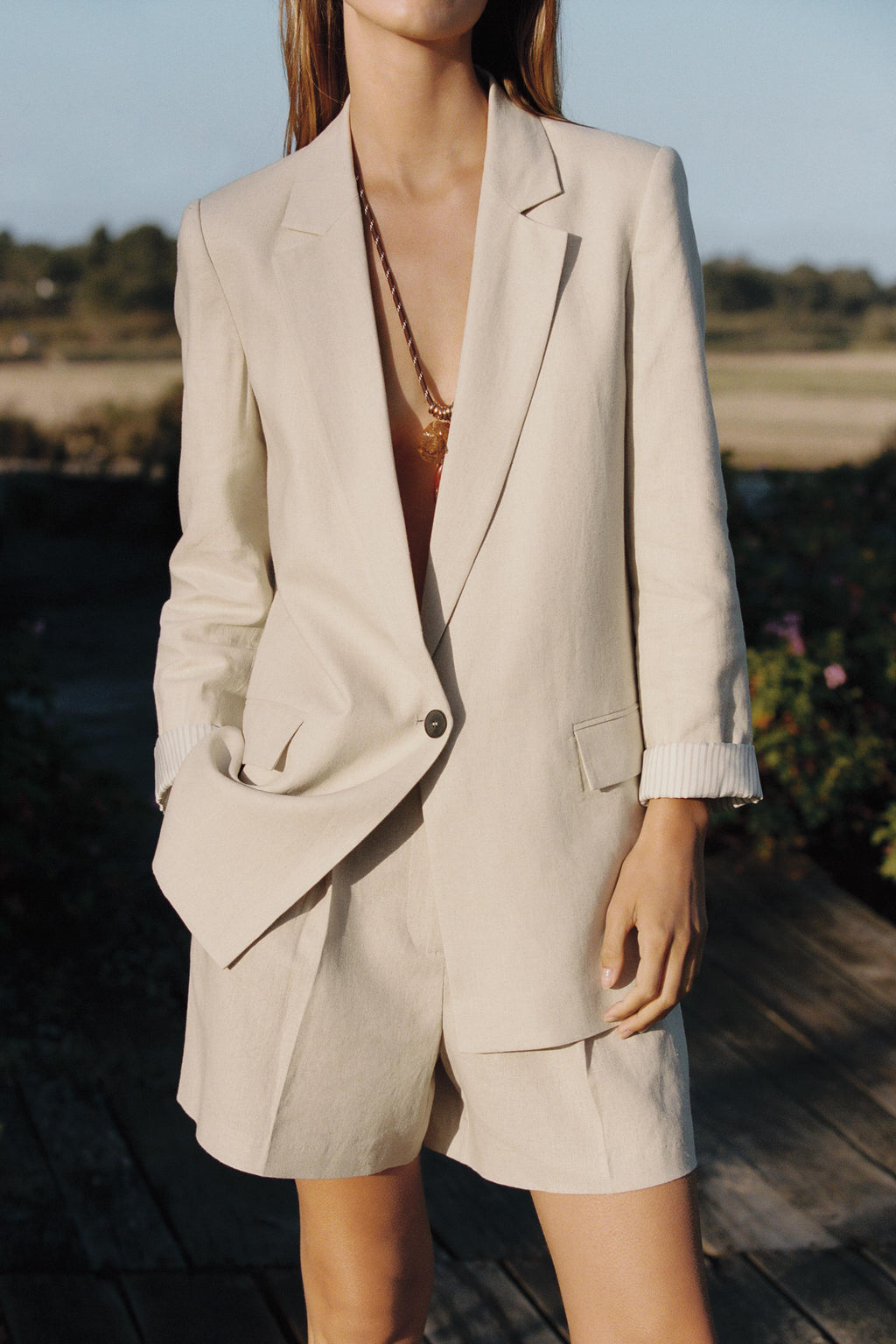 Blazer en Lin - Zara