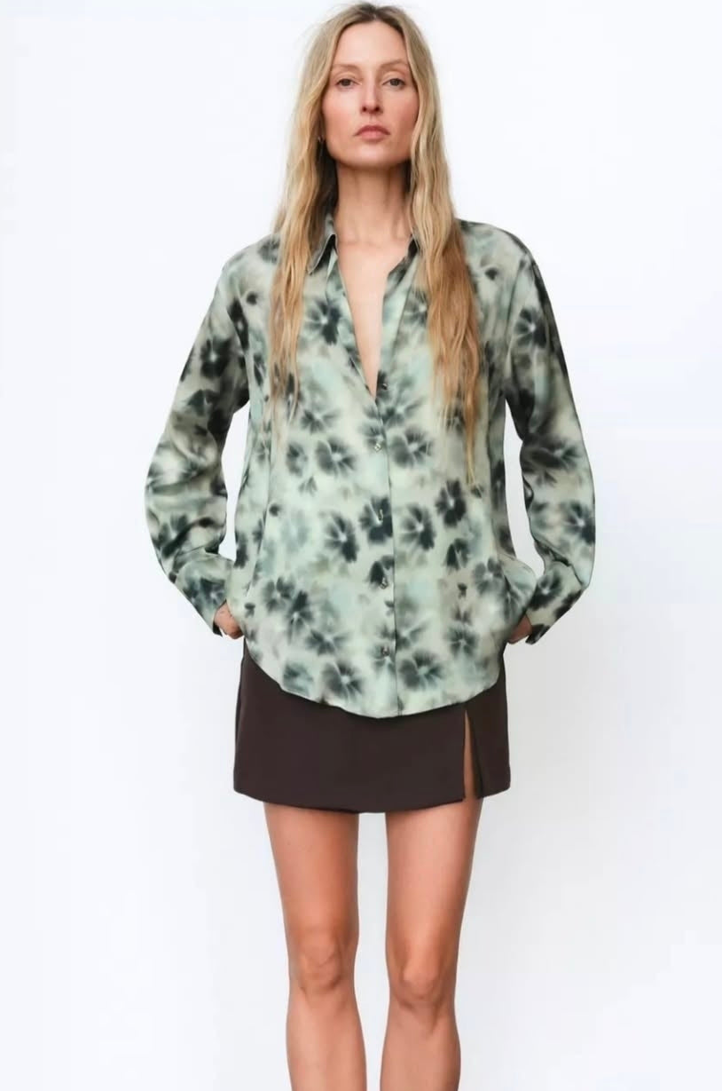 Chemise satiné -Zara