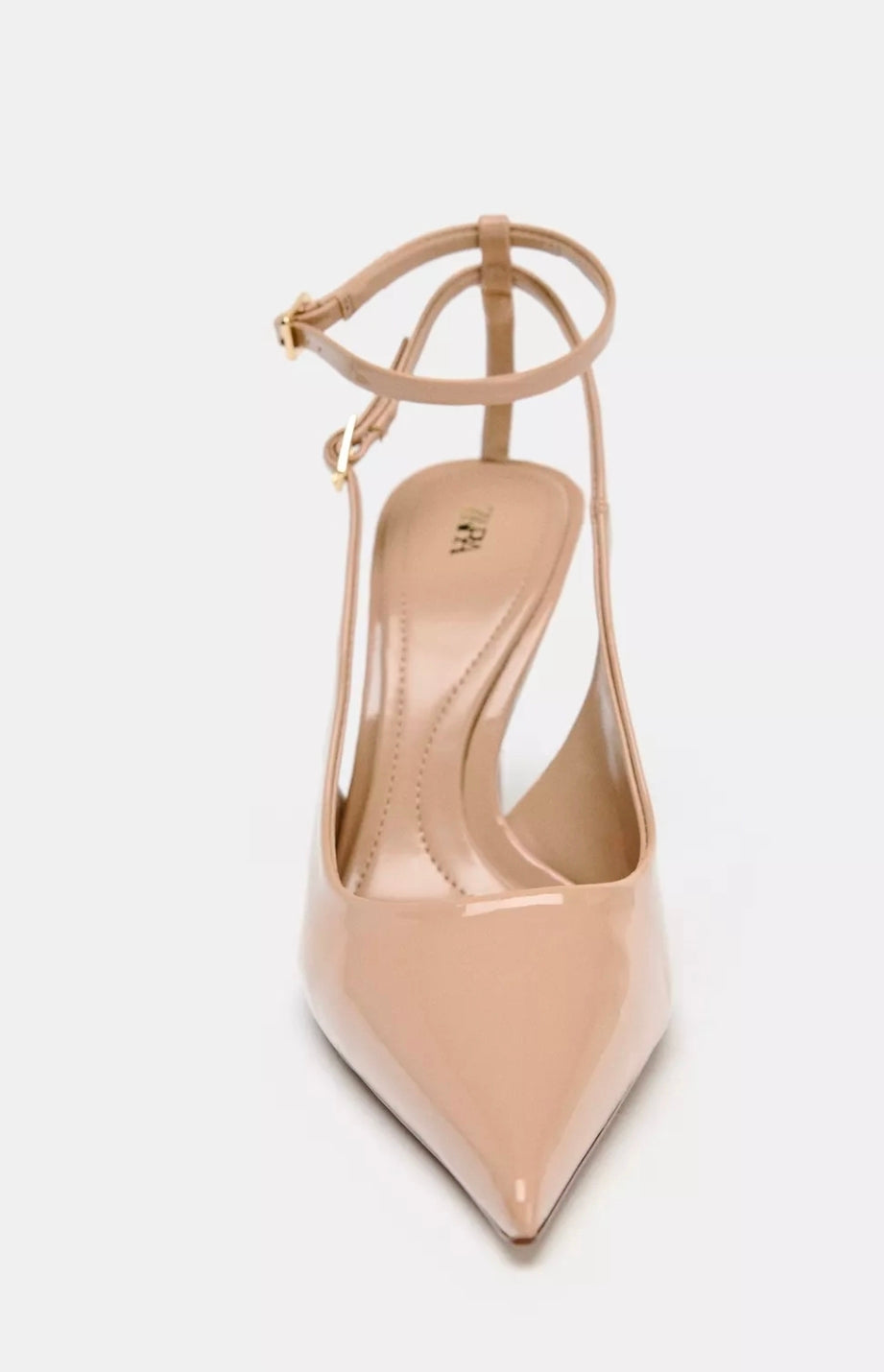 Escarpin effet vernis Zara