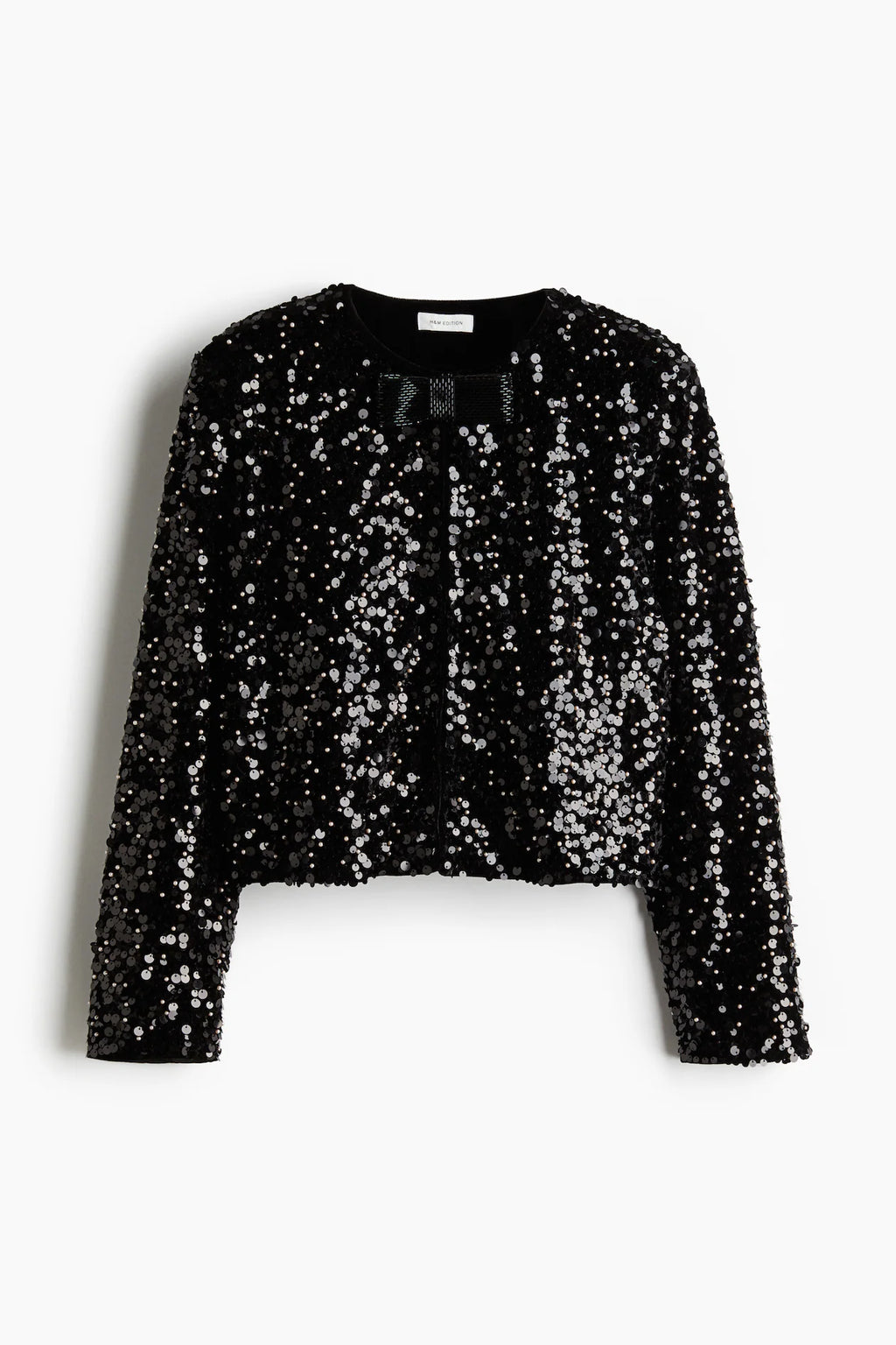 VESTE velour À SEQUINS- H&M